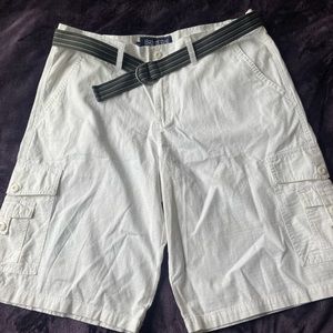 Men’s white shorts